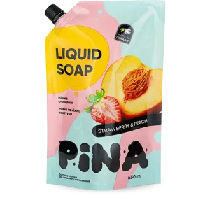 Мило рідке PINA™ “Полуниця та персик”